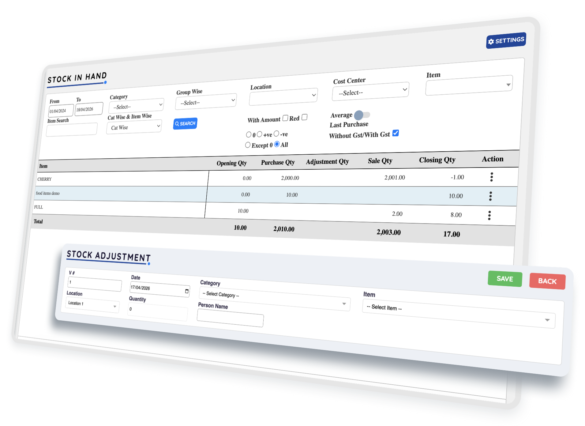 Inventory Management Preview