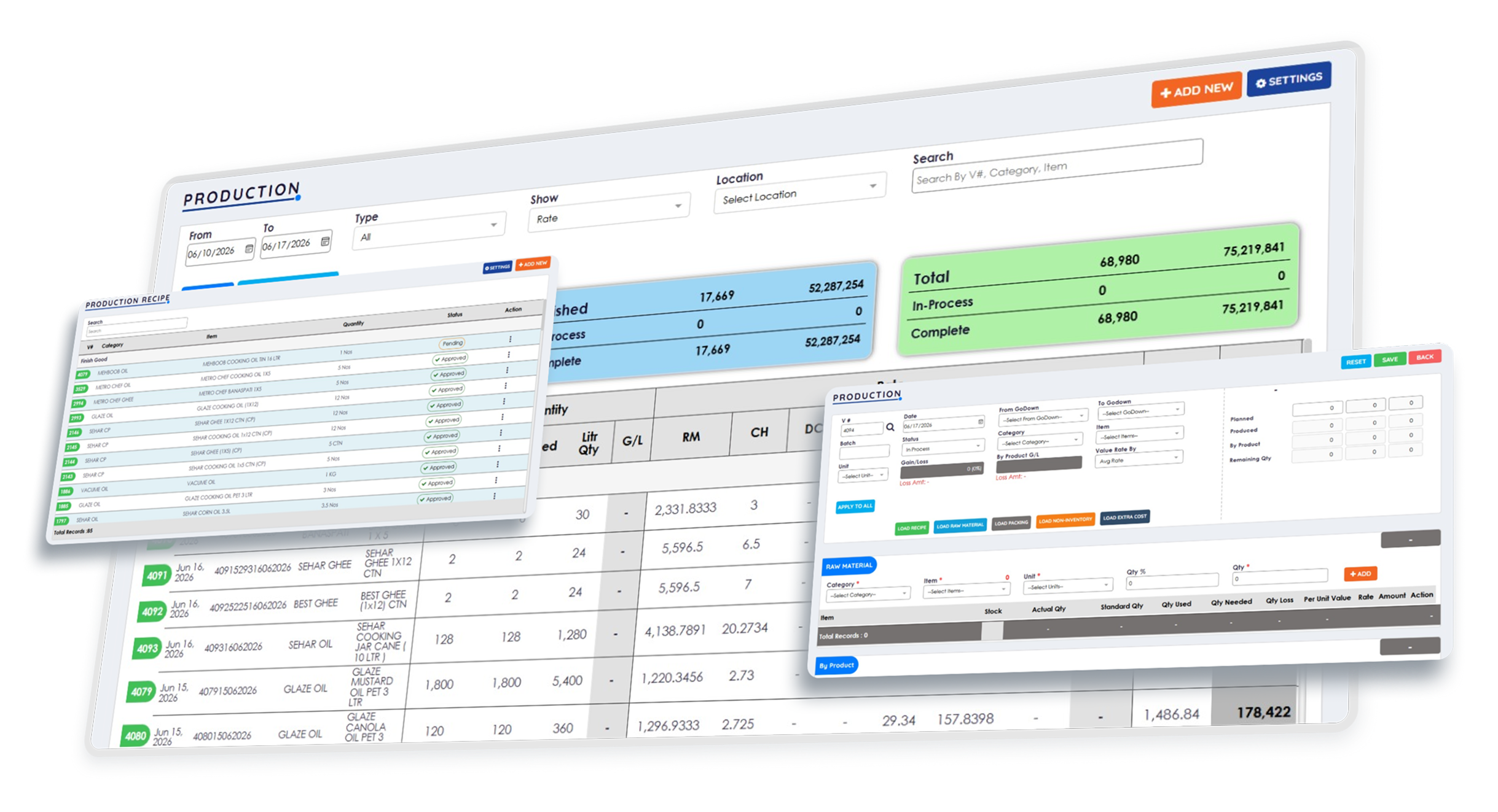 Production Management Preview